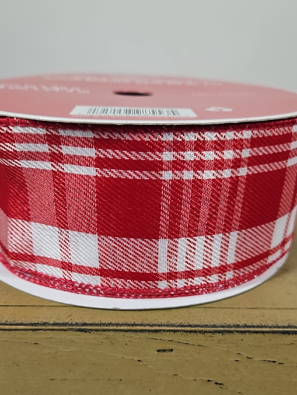Plaid Wired Ribbon